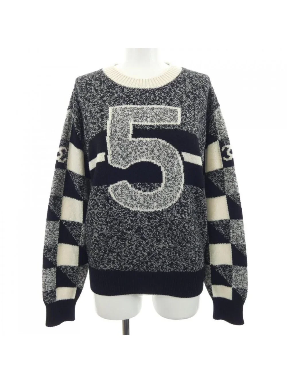 Chanel Knit Sweater Black